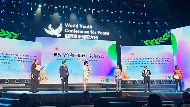 Chinese president Xi urges youths to champion vision of peace