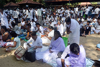 Nikini Poya at Kelaniya Temple…