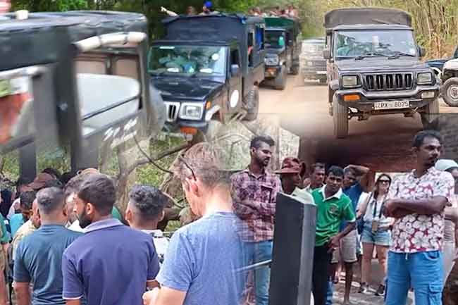 Long queues at Kaudulla National Park due to ticketing delays