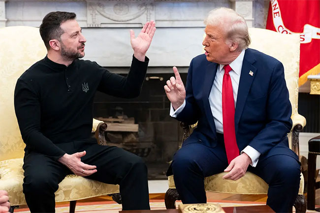 Zelenskyy rejects Trumps proposal that Ukraine could swap territories with Russia