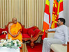President visits the Chief Prelates of Malwathu and Asgiri Chapters