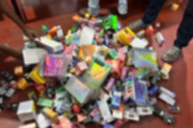 Man arrested in Wellawatte with Rs. 3.5 million worth of e-cigarettes