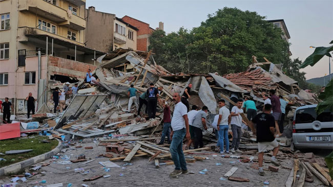 One killed, dozens injured, as 6.1 earthquake hits western Turkey