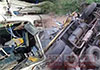 26 injured after bus-tipper truck head-on collision in Minneriya