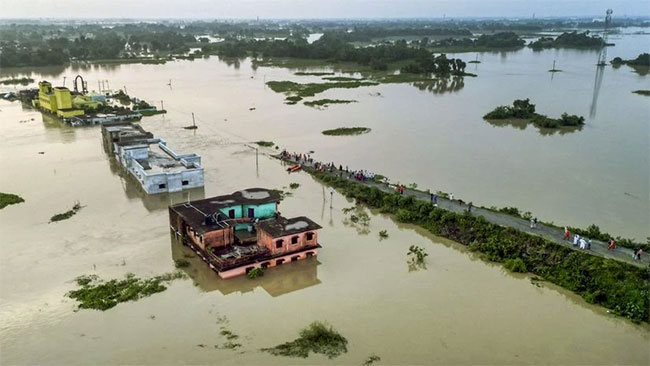Floods affect over 1.7 million people in Indias Bihar
