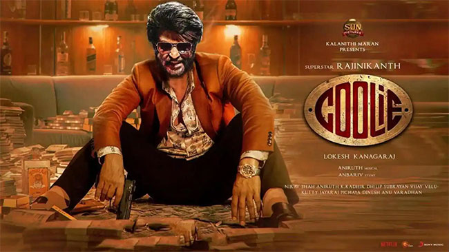 Rajinikanths Coolie sets record; First Tamil film to top $2M US pre-sales