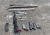 Airport security guard arrested with cache of firearms and ammunition 