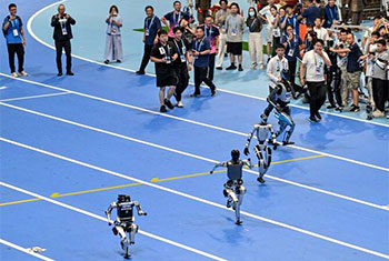 Worlds first humanoid robot games begin in China