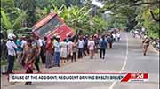 Driver dead and 22 injured after two buses collide head-oninMonaragala (English)