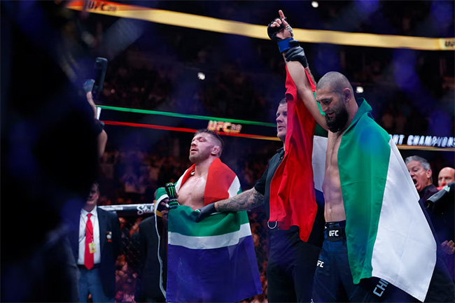 Khamzat Chimaev crowned new UFC middleweight champion