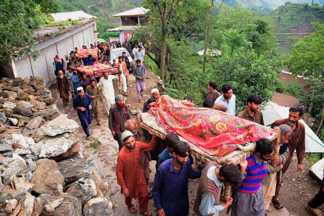 More than 200 missing in flood-hit district in Pakistan, official says
