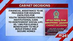Cabinet approves financial assistance for youth leaving institutional care (English)