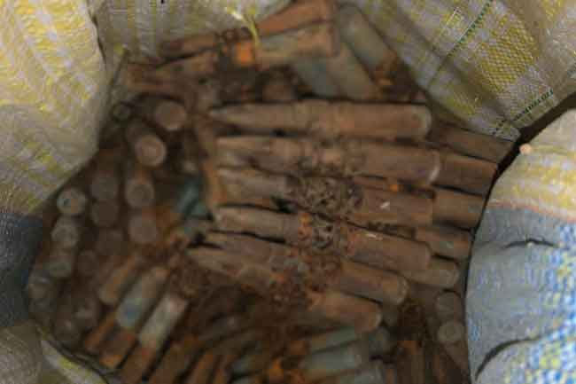 Over 1,300 bullets found from abandoned well in Jaffna