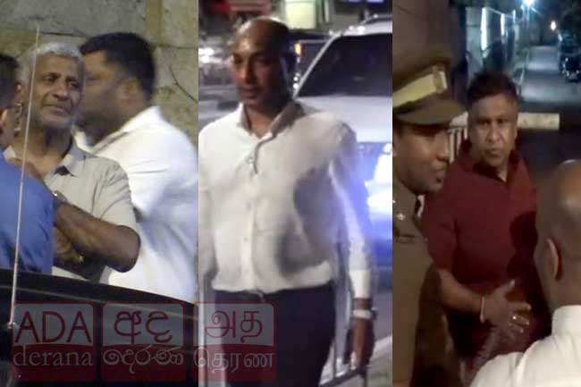 Several politicians visited Ranil last night following his remand