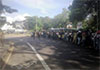 Road opposite Colombo University blocked due to IUSF protest