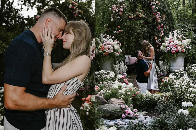 Taylor Swift and Travis Kelce get engaged after two-year romance