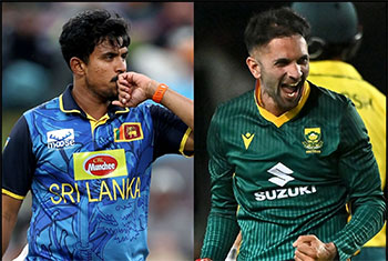 Theekshana joins Maharaj at No.1 in ODI bowling rankings