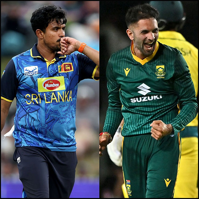Theekshana joins Maharaj at No.1 in ODI bowling rankings