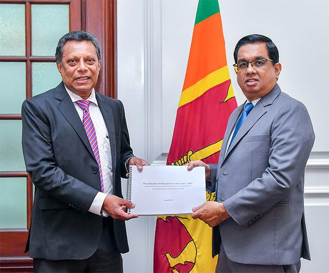 National Research Priorities Report handed over to Presidents Secretary