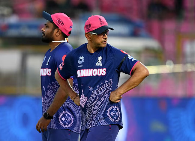 Dravid quits as head coach of Rajasthan Royals in IPL