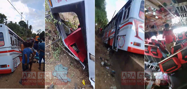One dead, 57 injured in bus crash in Pottuvil