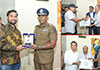 Indonesian police officers involved in operation to apprehend Kehelbaddara Padme and his group felicitated 