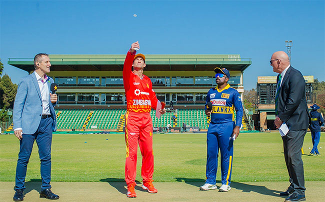 Sri Lanka opts to bowl first against Zimbabwe in the 2nd ODI in Harare 