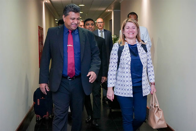 Deputy Foreign Minister of Italy arrives in Sri Lanka