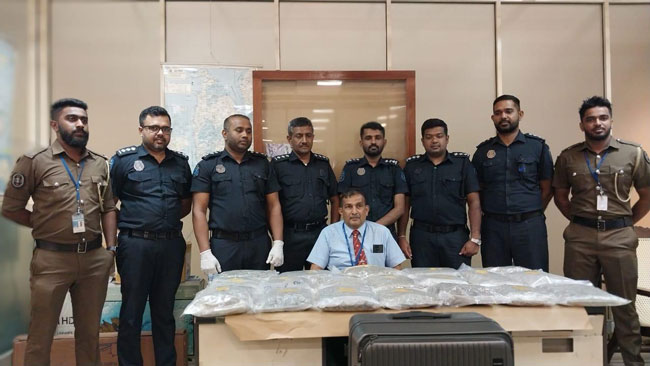Indian national arrested with Kush worth Rs. 105 mln at BIA