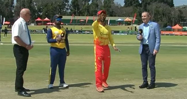 Sri Lanka opt to bowl first against Zimbabwe