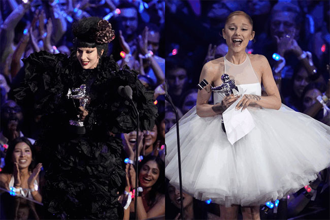 Ariana Grande, Lady Gaga land top honors at MTVs Video Music Awards