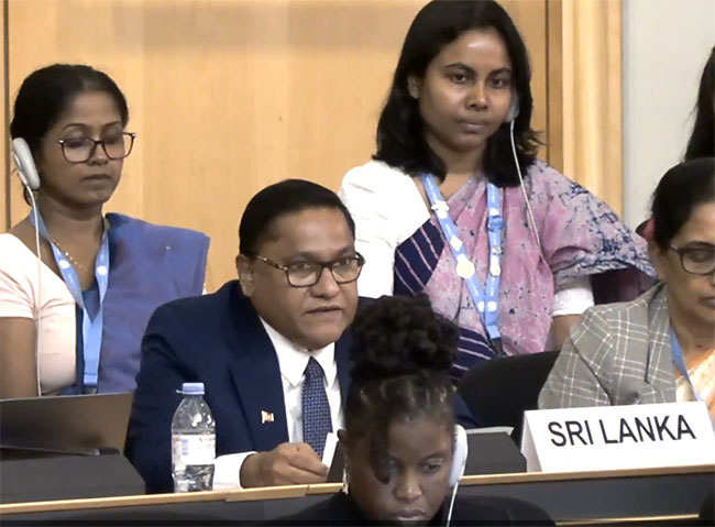 Sri Lanka committed to accountability process only through domestic mechanisms: FM tells UNHRC