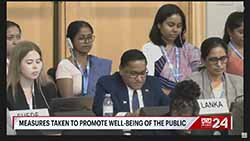 Sri Lanka committed to accountability process only through domestic mechanisms: FM tell UNHRC (English)