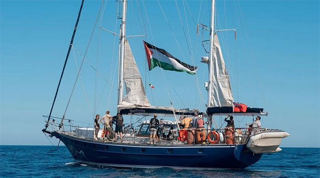 Gaza aid flotilla, carrying Greta Thunberg, struck by drone off Tunisia coast
