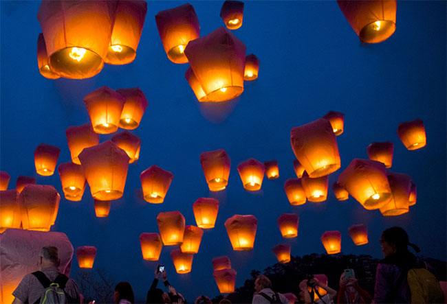 Police warn public on fire hazards of sky lanterns
