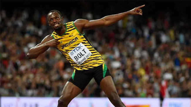 I could have run 9.42 in super-spikes says Usain Bolt