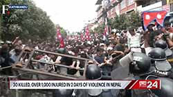 30 killed, over 1000 injured   in two days of violence in Nepal (English)