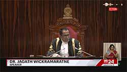 Parliament adjourned for 10 minutes as opposition stage protest over proposed NCM 
