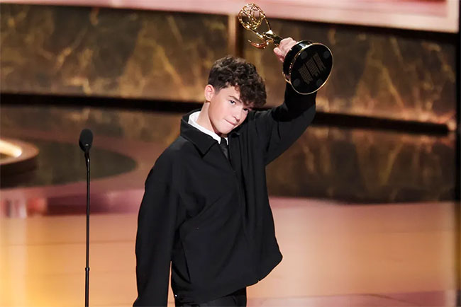 Adolescence star Owen Cooper makes Emmys history as youngest-ever male winner in any acting category