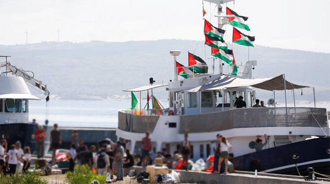 Pro-Palestinian flotilla departs Tunisia in largest bid yet to break Gaza blockade