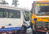 15 injured in Epitawala accident involving bus and lorry