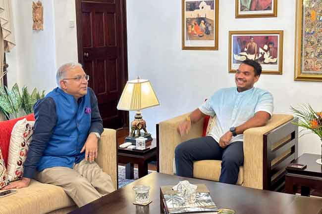 Namal meets Indian High Commissioner to discuss on-going political developments   