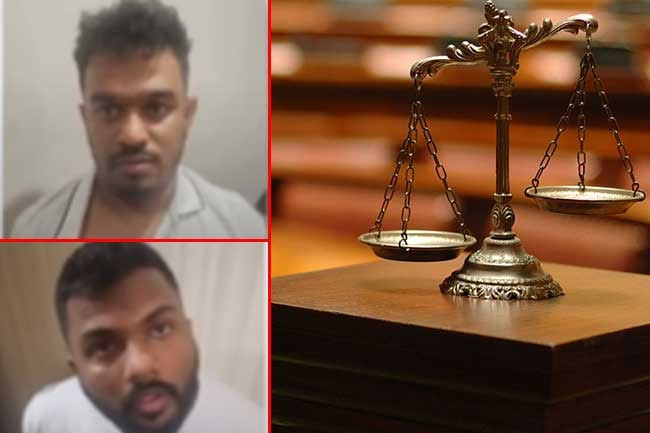 Backhoe Saman and Thembili Lahiru produced before court