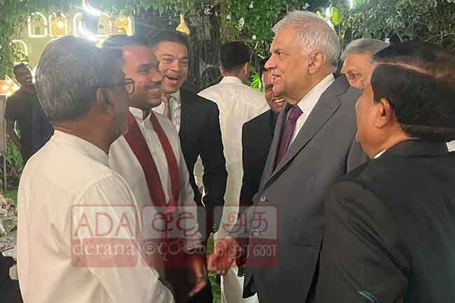 Ex-President Ranil seen attending event for first time after released on bail