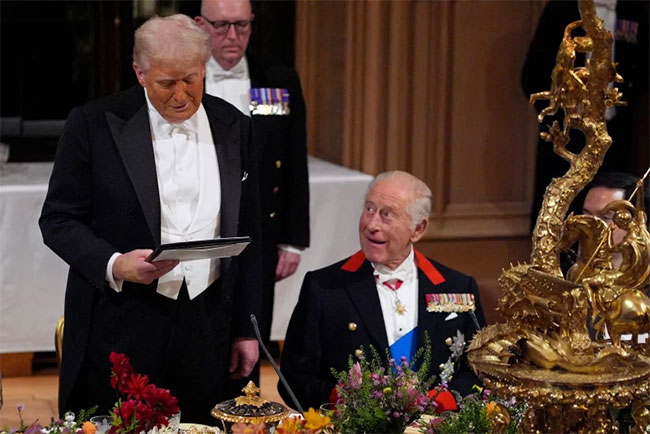 King Charles and Trump hail UK-US special relationship in state banquet speech