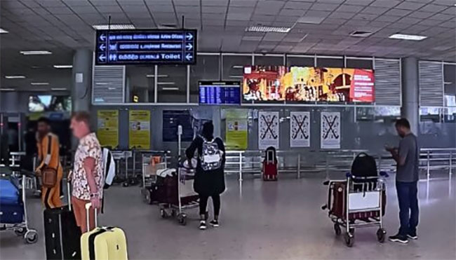 Restrictions imposed on entry to BIA Departure Lobby amended