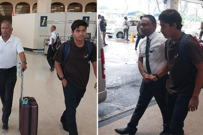 Dunith Wellalage returns to Sri Lanka after fathers passing