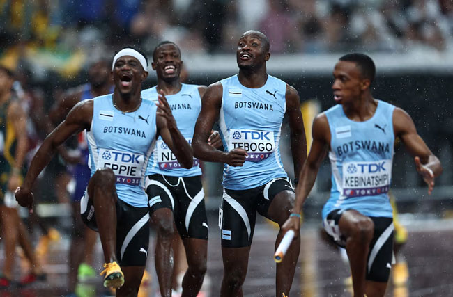 Botswana make history with 4x400m relay gold, US take womens title