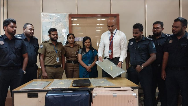Kush worth over Rs. 50 million seized at BIA