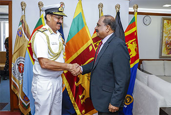Indian Navy Chief in Sri Lanka